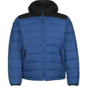 사용자 정의 도매 고품질 겨울 폭격기 퀼트 디자인 남자 방풍 지퍼 푹신한 코트 후드 맞춤형 남자 호흡기 자켓