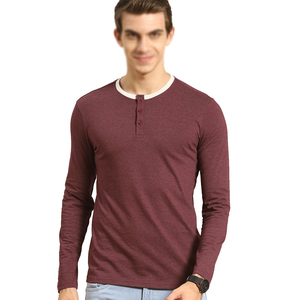 Camisetas de Hombre Elegantes de Alta Calidad 100% Algodón, Tallas Grandes Disponibles, Diseños Personalizados, Camisetas de Manga Larga para Hombre - Product Image 1