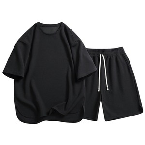 OEM Custom Fashion Men Summer <b>Set</b> Casual Men T-shirt and Shorts 2 Pieces <b>Set</b> Short Tracksuit Mens Shorts <b>Sets</b> - Product Image 6