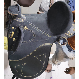 À VENDRE Australien stock SYNTHÉTIQUE CHEVAL selle COULEUR NOIR EN DOLLAR 50 CARTE DE CRÉDIT TAILLE ACCEPTÉE 15 16 17 18 - Product Image 2