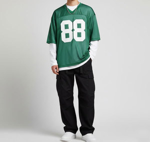 Maillot de football personnalisé pour homme – Nom et numéro d'équipe personnalisables – Tenue athlétique en mesh sublimé pour l'entraînement et les matchs - Product Image 6