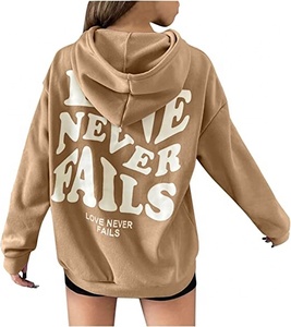 Unisex Vintage Pullover Hoodie 100% algodón Heavy Drop Shoulder Oversized Fleece Streetwear Ladies Light Sudadera al por mayor - Product Image 2