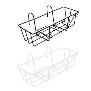 Maceta Colgante de Madera para Balcón, Soporte para Macetas con Ganchos, Soporte Redondo de Madera para Plantas de Interior y Exterior - Product Image 5