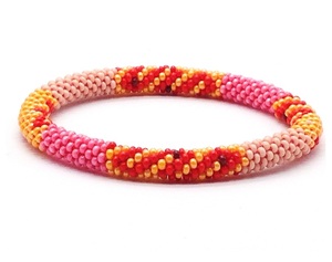 Trusted Dealer Selling Nepal Made Multi Colors Beautiful Handmade Women's Trendy Beaded Glass <b>Beads</b> <b>Bracelets</b> for Sale - Product Image 1