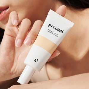 [Preciali] Crema Hidratante Facial Vegana con Color, Brillo Natural Cristalino, Hidratación Diaria, Maquillaje BB Orgánico - Product Image 1