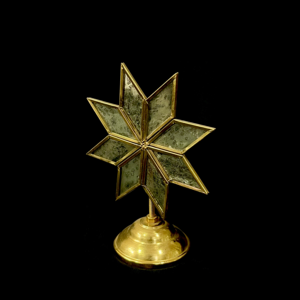 Décoration de Noël en métal découpé en forme d'étoile, à suspendre ou à poser sur table pour la maison - Product Image 4