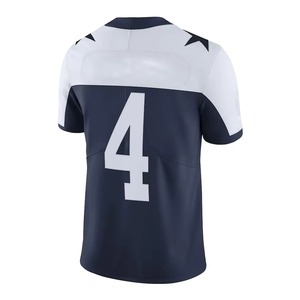 Nouveau style 2026 – Maillots de football américain pour hommes – Vente directe usine – Maillot à manches courtes col en V 100 % polyester - Product Image 3
