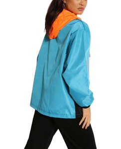 Best Quality Casual Fashion Nylon Plus Size Pullover Color Block Breathable Windbreaker <b>Jacket</b> <b>Women's</b> - Product Image 2