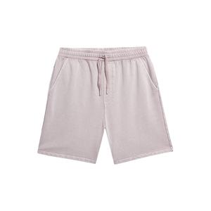 Shorts de sport pour hommes, style streetwear, en polyester/coton peigné de qualité supérieure, motif uni, avec logo personnalisé sur le devant - Product Image 1
