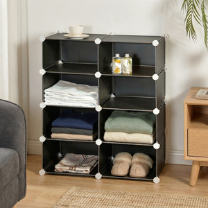 Black Friday Sale Shelf Wholesale Taiwan Household <b>Storage</b> Manufacturer PP Modern Cube Kids Toy Adjustable <b>Folding</b> <b>Storage</b> Cube - Product Image 4