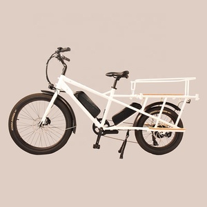 Vélo utilitaire électrique à longue portée RaiderWagon-602s 26''20''48V30AH <span class=keywords><strong>750W</strong></span> avec double batterie au lithium et capacité de charge ultra-élevée - Product Image 3