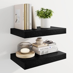 Teak Wood with Cognac Leather wooden <b>wall</b> <b>shelves</b> and <b>floating</b> <b>shelves</b> OEM Custom Wholesale | Aqdus Saleem India - Product Image 3