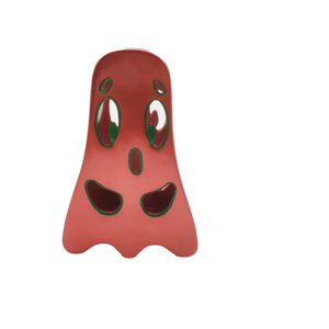 Linterna de Cerámica con Diseño de Fantasma de Dibujos Animados para Halloween, Portavelas LED, Decoración de Mesa Espeluznante y Adorable para Fiestas en Casa, Exhibición de Temporada - Product Image 1