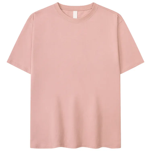 T-shirt classique en coton à col rond pour homme, décontracté, léger, uni, vente en gros de vêtements - Product Image 1