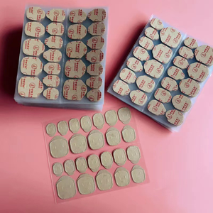 Pegatinas de gel semicurado de color puro para uñas, 30 piezas, autoadhesivas, para decoración de uñas DIY para adultos, 2D, no tóxicas, en bolsa. - Product Image 3