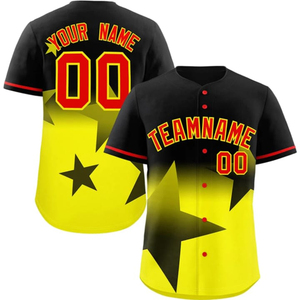 เสื้อเบสบอลแบบกำหนดเอง โพลีเอสเตอร์ 100% ชุดกีฬาสำหรับเด็กและผู้ใหญ่ แบบยูนิเซ็กซ์ พิมพ์ลายแบบซับลิเมชั่นเต็มตัว เสื้อทีมซอฟต์บอลพร้อมชื่อ - Product Image 1