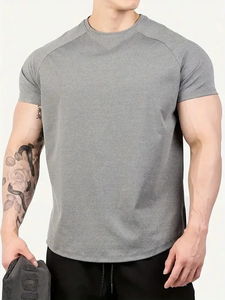Wholesale Breathable Stretchable Durable <b>Men's</b> Gym Short Sleeve <b>Compression</b> T <b>Shirt</b> - Product Image 3