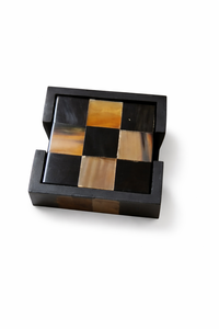 Posavasos de Cuerno de Búfalo Orgánico con Belleza Natural, Posavasos de Cuerno Hechos a Mano Exclusivos para una Vida Elegante, Posavasos Decorativos de Cuerno para Bebidas - Product Image 4