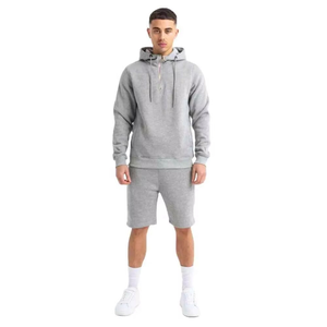 Conjunto Deportivo de Verano para Hombre, Chaqueta Cortavientos con Capucha y Pantalones Cortos Estampados, Personalizado, 2 Piezas, Unisex - Product Image 1