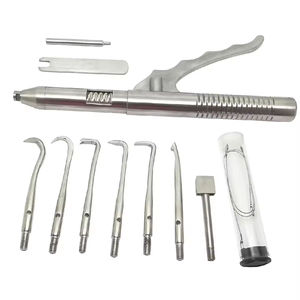 Stainless Steel German Dental Crown Remover Gun <b>Set</b> With Free Accessories <b>Pliers</b> Instrument For Crowns Removal By Grip Surgical - Product Image 6
