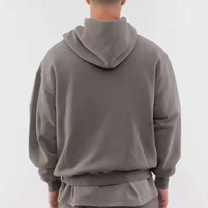 Sudadera con Capucha Estilo Británico para Hombre, Mezcla de Algodón Premium, Sudadera Informal de Estilo Urbano Británico, Corte Holgado - Product Image 6