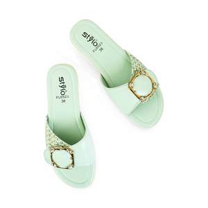 รองเท้าแตะกีฬา Pistagreen PU0523สบายและทันสมัยสำหรับใช้ในชีวิตประจำวัน - Product Image 1