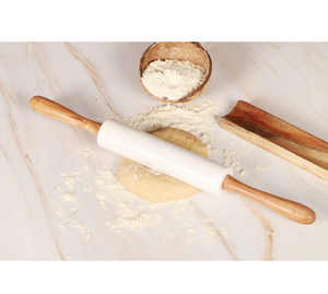 Grey <b>Marble</b> <b>Rolling</b> <b>Pin</b> With Wooden Stand Dough Cookie Bakery Dough Natural Stone <b>Marble</b> <b>Rolling</b> <b>Pin</b> At Lowest Price - Product Image 6