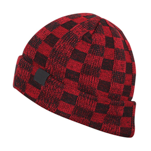 Custom Made in Pakistan Wholesale <b>Winter</b> Printed Beanie Hat Cheap Price High Quality 100% Acrylic Unisex <b>Cap</b> - Product Image 2