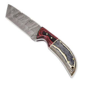 Damascus Steel Folding Knife Handmade Durable Pocket Design Outdoor <b>Camping</b> Hiking Fishing Travel Utility <b>Tool</b> - Product Image 3