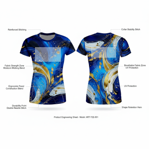 เสื้อยืดโยคะพิมพ์ลายตามสั่ง OEM ODM MOQ ต่ำ เสื้อยืดออกกำลังกายแขนสั้น ระบายอากาศ แห้งเร็ว สำหรับฟิตเนสและออกกำลังกาย - Product Image 2