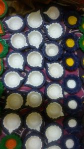 Lámpara de aceite de arcilla india hecha a mano para la decoración del festival Diwali y ceremonias religiosas |   Fabricante Mayorista a Granel - Product Image 4