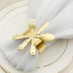 Design Portugal décoration de banquet de mariage, couverts Design anneaux de serviette sur mesure Table à manger anneaux de serviette en métal