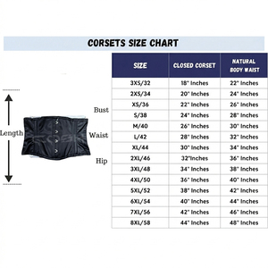 Double Steel Boned Satin <b>Underbust</b> Short Waspie Corset Supplier - Product Image 6