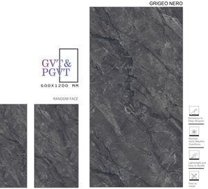 Carreaux en porcelaine 600x1200mm pour sol et mur, qualité supérieure de catégorie A, personnalisation disponible à prix de gros - Product Image 1