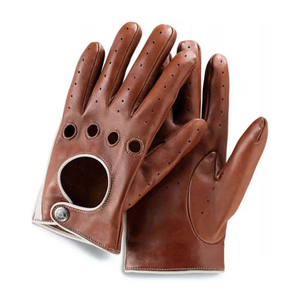 Guantes de Conducción de Piel de Oveja Genuina Hechos a Medida de Primera Calidad, Cómodos para Hombres y Mujeres, para Uso en las Cuatro Estaciones, Guantes de Moda - Product Image 4