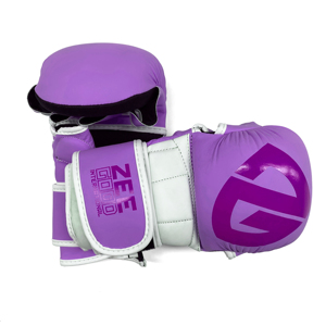 ถุงมือ MMA แบบครึ่งนิ้วรุ่นใหม่ล่าสุด สำหรับการฝึกซ้อม Max Strike หนาพิเศษ ป้องกันข้อนิ้ว ผลิตจากหนัง - Product Image 4