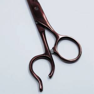 Ciseaux de coiffure professionnels en acier inoxydable 440C, lame tranchante, pour droitiers, manche moyen, ciseaux de coupe de cheveux - Product Image 4