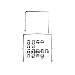 Kit de Abrazaderas de Goma para Dientes, para Procedimientos Endodónticos, Juego de Aislamiento Quirúrgico de Acero Inoxidable para Tratamiento Dental, Herramientas Dentales - Product Image 4