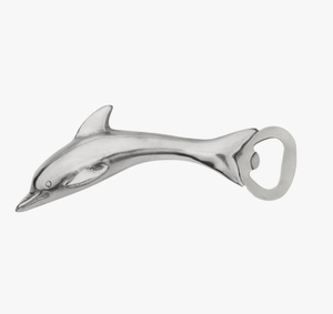Ouvre-bouteille Dauphin en Argent Poli Chromé – Accessoire de Bar, Outil de Cuisine, Décoration Nautique et de Plage – Vente en Gros - Product Image 2