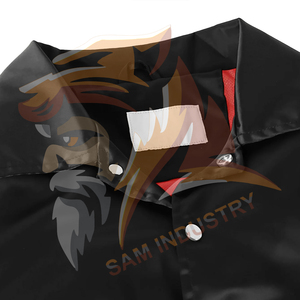 Vestes en satin d'hiver personnalisées en polyester, style streetwear, pour hommes, vente en gros - Product Image 6