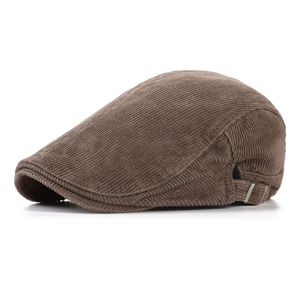 Gorra Plana de Pana Hecha a Mano, Ajustable, Estilo Newsboy, con Serigrafía, Casual, para Regalo Promocional - Product Image 2