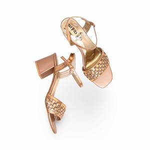 Sandales à talons fantaisie pêche modèle FN6029 - Product Image 1