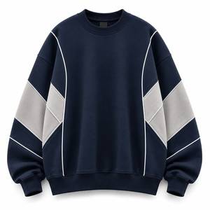 Sweat à capuche oversize en molleton épais de qualité supérieure, style streetwear, décontracté, unisexe, à épaules tombantes, doux et chaud pour l'hiver, ODM - Product Image 2