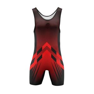 Singlet de Lucha Libre de Alta Elasticidad con Logotipo Personalizado, Sublimado, para Hombre, Uniforme de Equipo Resistente - Product Image 4