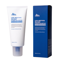 Produits de soins capillaires les plus vendus Shampooing au sel de mer Cool Menthol (200g) Thérapie au sel de mer pour le cuir chevelu et les cheveux Anti-chute de cheveux