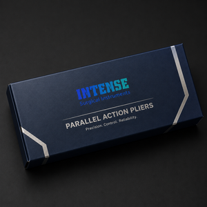 Pince à bec plat à action parallèle professionnelle en acier inoxydable pour la mise en forme et le pliage de fils de bijouterie - Product Image 6