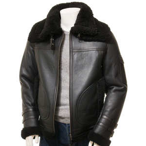 Chaquetas de Piel de Oveja Auténtica de Última Moda, Chaqueta de Piel Clásica Personalizada en Color Marrón, Ropa Exterior de Cuero - Product Image 3