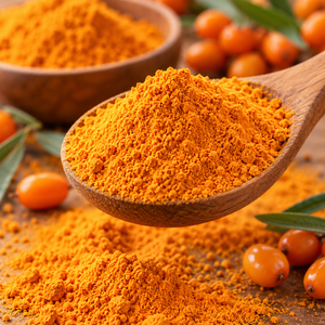 Ingrediente Natural de Fruta de Naranja con Textura Fina, Perfecto para Smoothies, Mezclas para Hornear y Bebidas, Polvo de Espino Amarillo - Product Image 2