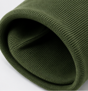 Gorro Verde Oliva Champ King con Logotipo Bordado, Gorro de Invierno Informal - Product Image 3