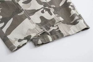 Pantalones de Camuflaje Vintage al por Mayor para Hombre, Estilo Americano, con Bolsillos Cosidos, Holgados, Rectos, Deportivos - Product Image 3
